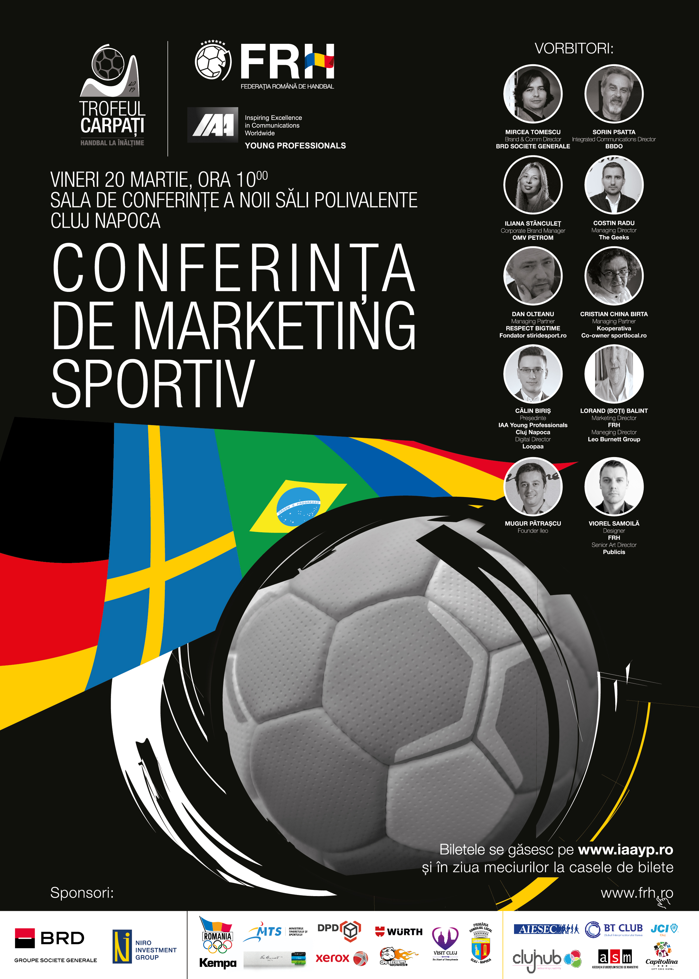 Afis Conferinta Marketing Sportiv Trofeul Carpati Cluj