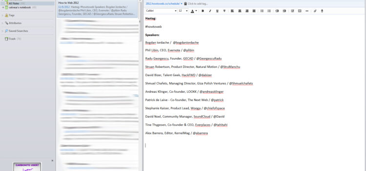 How to Web 2012 LIVE pe Twitter