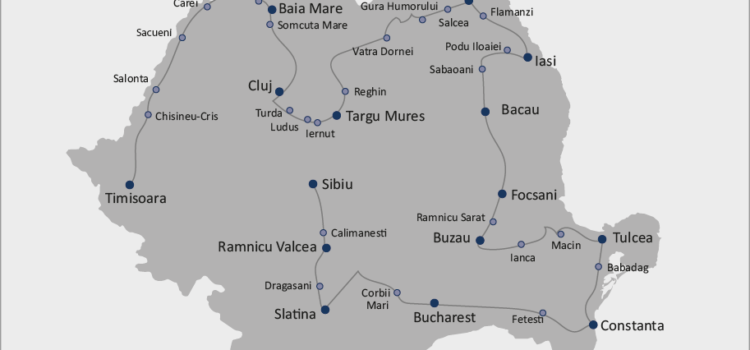 Testing route Vodfone România